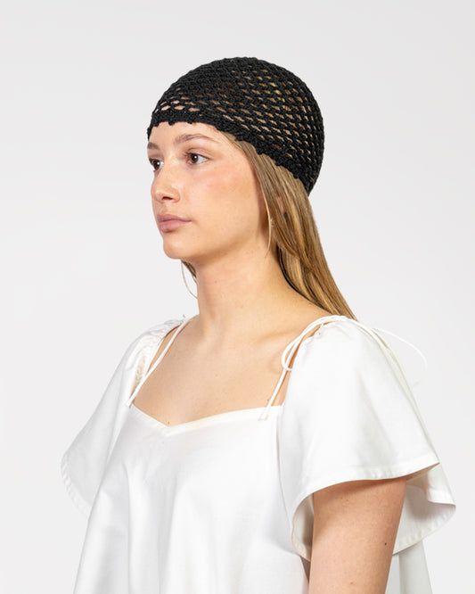 Cappello a Rete all'Uncinetto