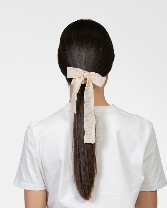 Elastico per Capelli con Fiocco in Pizzo