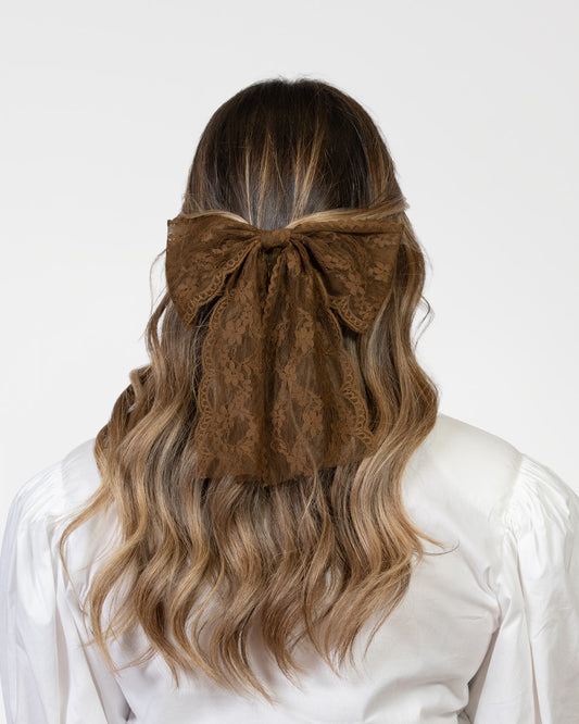 Fermaglio per Capelli con Fiocco in Pizzo